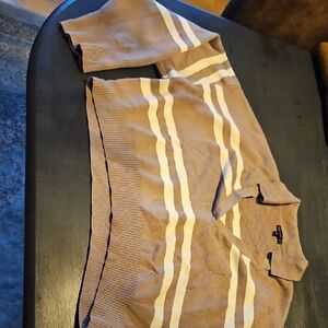 Striped V-Neck Sweater